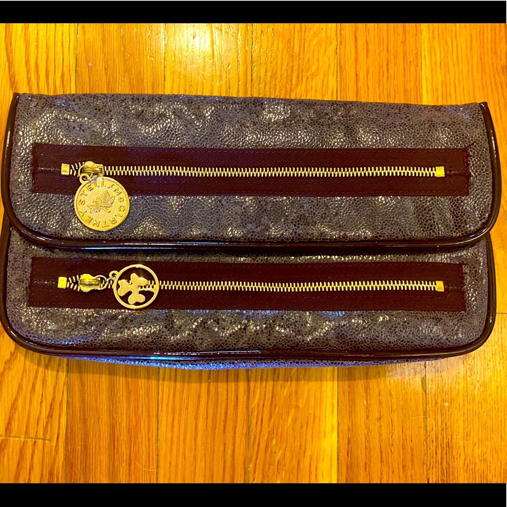 Stella Mccartney Purple Vegetarian Leather Clutch